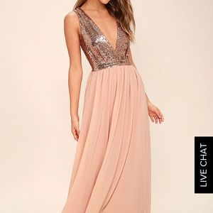 Rose Gold Formal dress